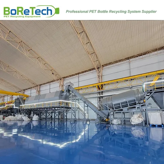 Pet Bottle Plastic Recycling Crushing Hot Washing System