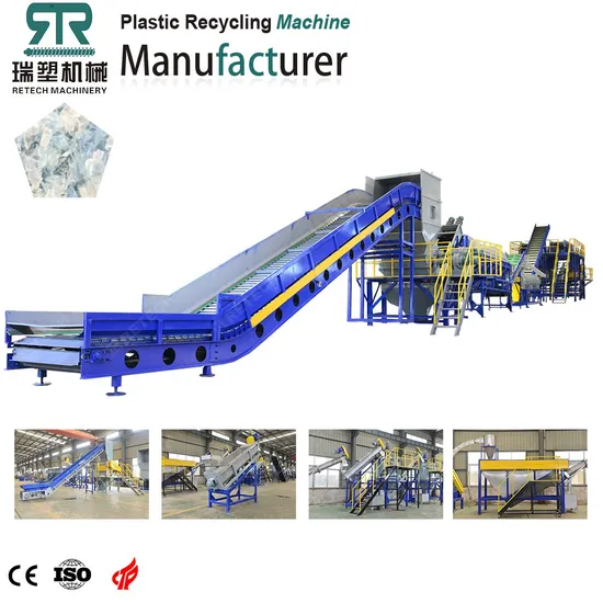 Top Sale Waste Pet Bottle Recycling Washing Crushing Line