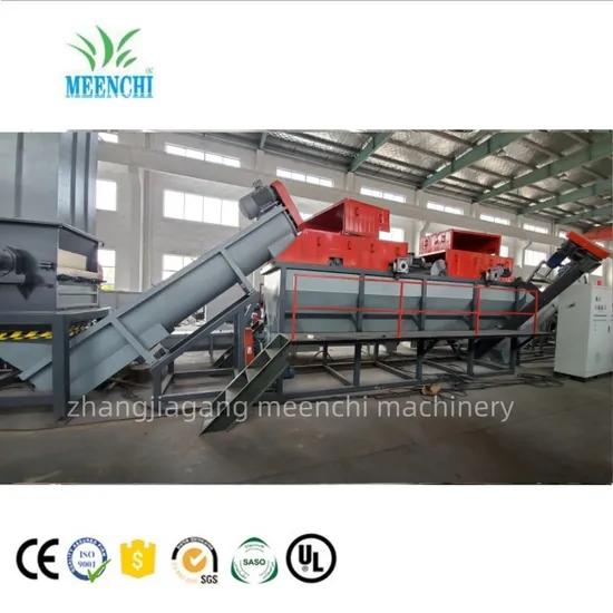 Fully Automatic Waste Plastic Recycling Machine Line