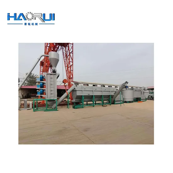 Waste Plastic Recycle PP PE LDPE Film Crushing Washing Line