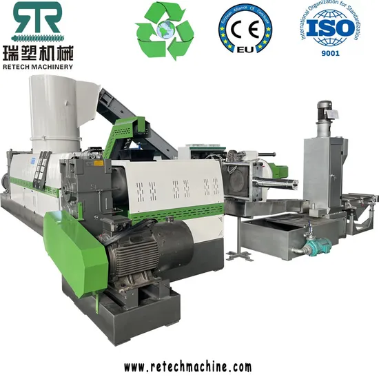 New Design HDPE Bottle/PP Woven Bag/LDPE Film Pelletizing Recycling Machine