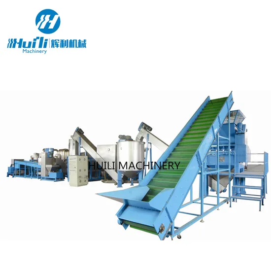 Pet PP Bottle Flakes Recycling Recycled Washing Cleaning Machine Line