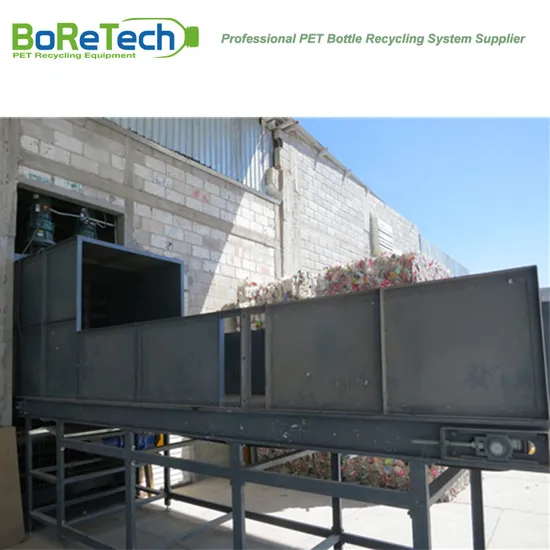 Bale Breaker for Plastic Bottle Cleaning Recycling System