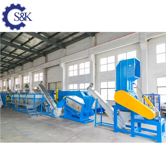 Waste Plastic PE PP Film Washing Recycling Line HDPE LDPE Bottle Washing Plant PP Woven Bags Recycling Machinery