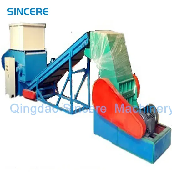 Industrial Single Shaft Plastic PP/PE/HDPE/LDPE/PVC Pipe Shredder Machine