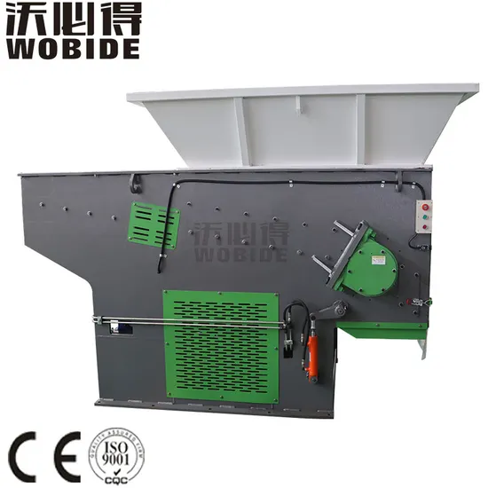 Customized Waste Recycling Plastic Industrial Single Shaft Shredder