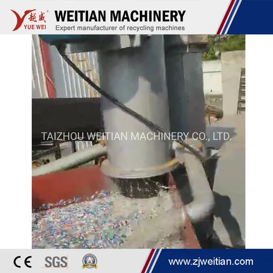 Waste Plastic PP PE Bottles Buckets Drum Crushing Recycling Washing Machine Plant
