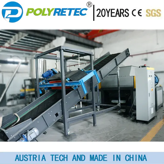 Industrial Plastic Tire Wood Pallet Scrap Metel Recycling Machine Car Crusher Double Shaft Shredder