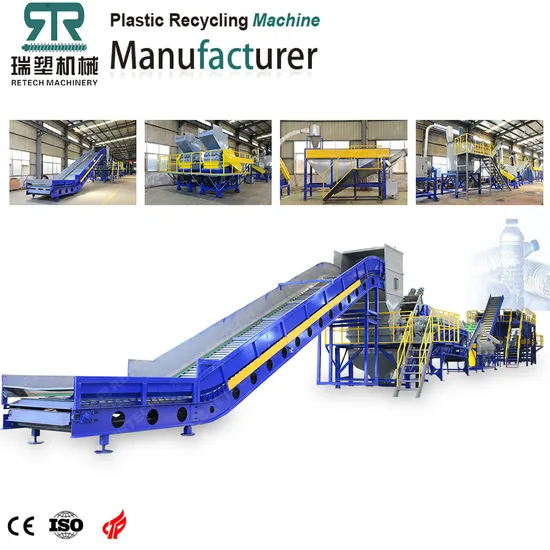 CE Standard Waste Scrap Pet Soda Bottle Grinding Recycling Washing Machine