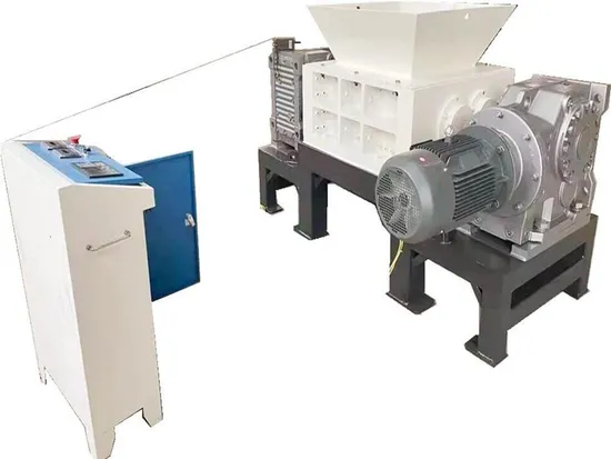 Industrial Double Shaft Shredding Machine Branch Brochure Paper Cardboard Shredder