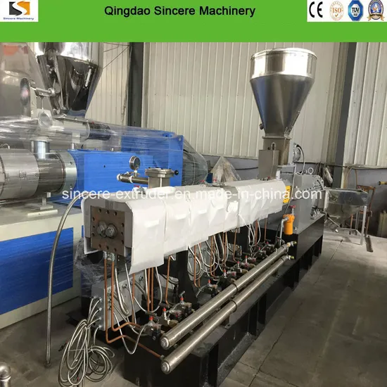 Plastic WPC PVC Recycling Pelletizer Granulating Machine Sjsz-65|132