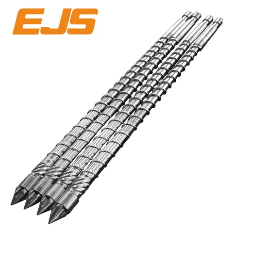 Injection Molding Machine Screw Barrel in Nitriding or Bimetallic or Hastelloy