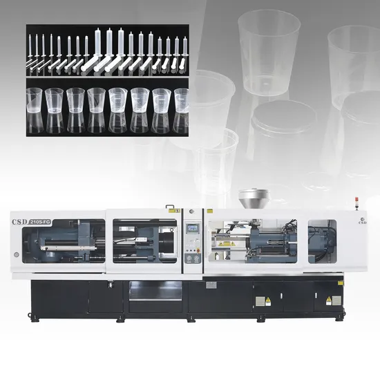 CE Approved with SP Series High Precision & Direct Pressure Injection Molding Machine (50-300T) (CSD-210S-SP)