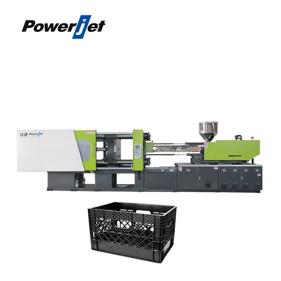 Powerjet Injection Molding Fruit Crate Container Plastic Basket Box Making Machine