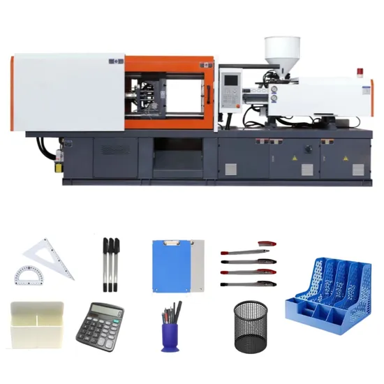 Small Injection Molding Machines Produce Pens and Folders