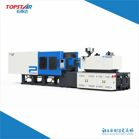Factory Manufacturer Mixing Color TM400II Injection Moulding Machine for Trash Can