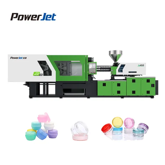 High-Performance 128 Ton Plastic Injection Molding Machine for Skincare Jars