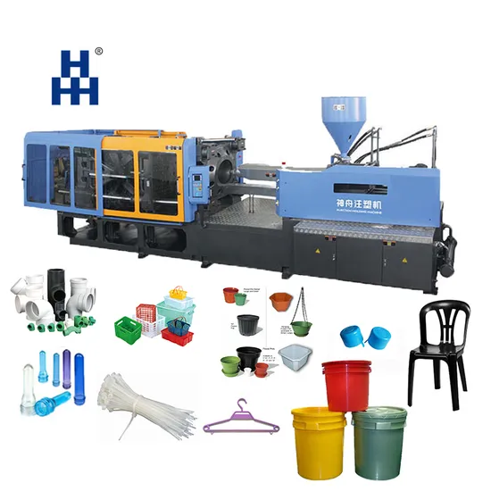 Shenzhou Plastic Dustbin Making Machine Waste Bucket Injection Molding Machine