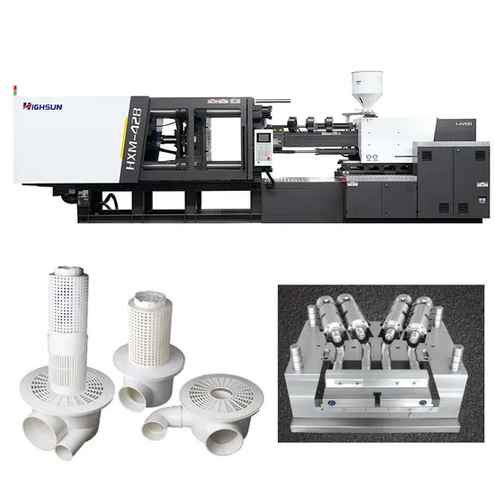 Reliable High Response New Style Servo Energy-Saving Plastic Injection Molding Machine for PVC Fittings Hxm428-PVC