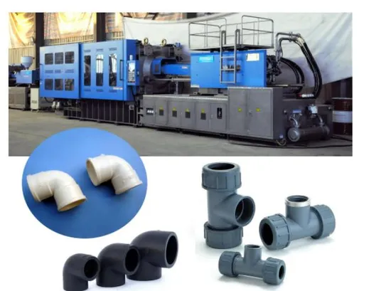Best Selling PVC PPR PE Pipe Fitting Plastic Injection Molding Machine