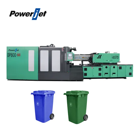 Two-Platen Dustbin Making Machine Horizontal Plastic Injection Molding Machine