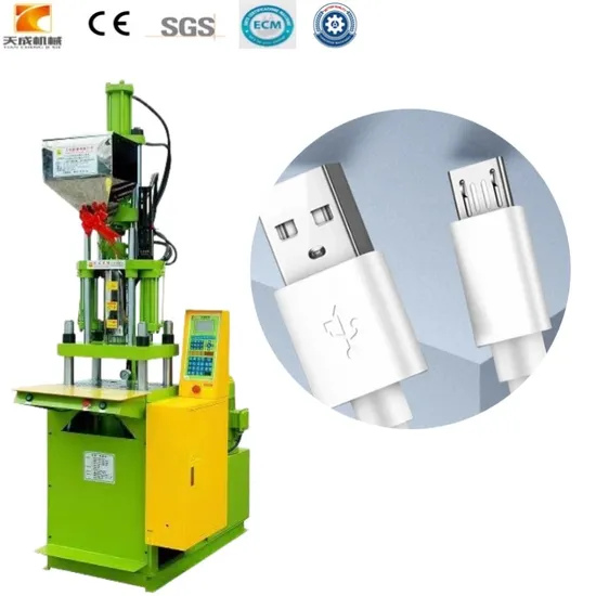 Tiancheng Plastic Injection Molding Machine BNC Connector USB AC DC Plug Making Machine