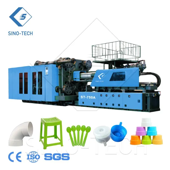 High Hydraulic Automatic Horizontal PVC PPR PE Pipe Fitting Plastic Injection Moulding Making Machine