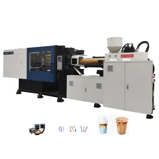 Plastic Food Box Packing Containers Cutlery Juice Milktea Cups Injection Molding Machine