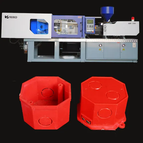Kebid Brand PVC PP Plastic Electrical Box Good Quality Plastic Injection Machine