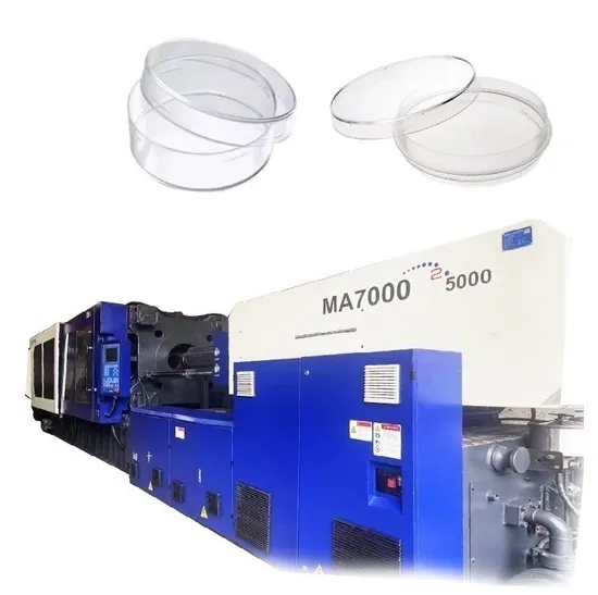 700 Ton Medical Laboratory Cell Tissue Culture Dish Lid Manufacturing Injection-Molding-Machine 700 Ton Medical Laboratory Cell Tissue Culture Dish Lid Manufacturing Injection-Molding-Machine