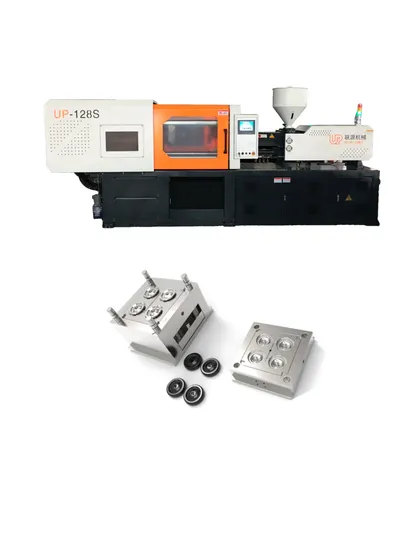 up-128t Arcuchi PLC System Pressure 16MPa Injection Molding Machine