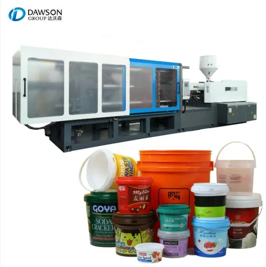 HDPE Plastic Painting Bucket Making Paint Bucket Making Injection Molding Machine