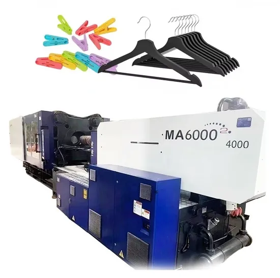 Ma6000 Clothes Rack Clip Plastic Injection Mould Machine