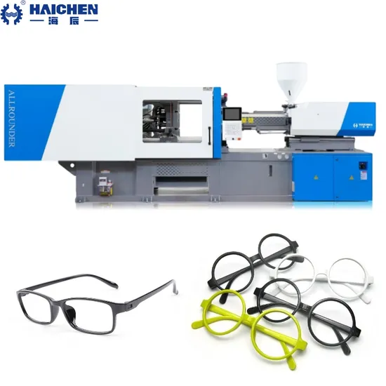 Haichen 150 Tons Plastic Glasses Frame Manufacturing Factory Injection Molding Machine Price