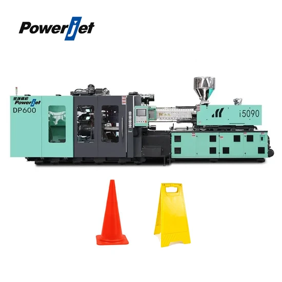 High Efficiency 650 Ton Plastic Warning Sign Traffic Cone Injection Molding Machine