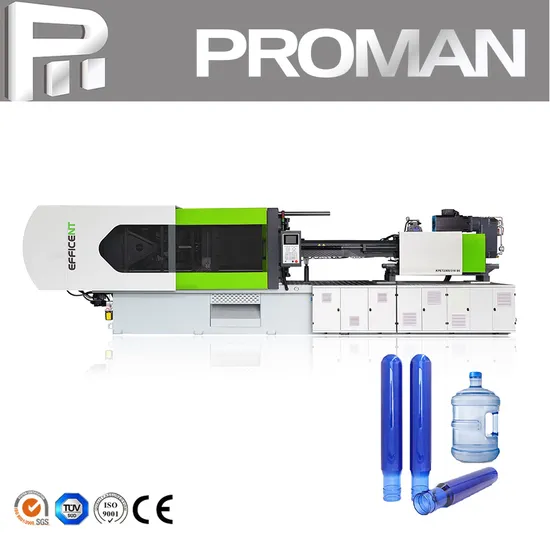 Fully Automatic Mineral Water Juice Plastic Bottle Pet Preform Cap Handle Heating Injection Molding Machine