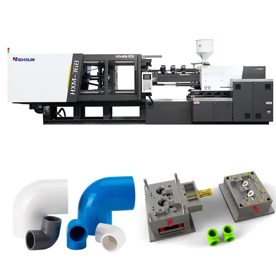 2024 Trustworthy High Response New Style Servo Energy-Saving Plastic Injection Molding Machine for PVC Fittings Hxm368-PVC