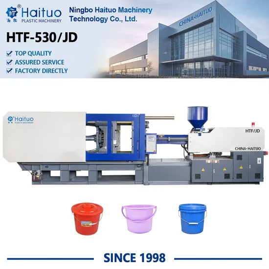 China Plastic Bucket Making 530t Injection Molding Machine