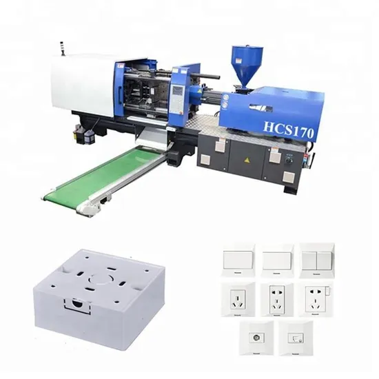 Haichen 2025 New 110 Ton Plastic Household Appliances Touch Switch Socket Junction Box Making Injection Molding Machine