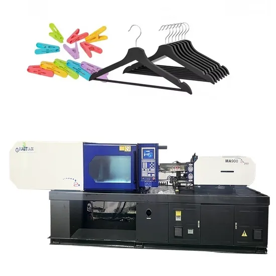 Ma900 Clothes Rack Clip Plastic Injection Mould Machine