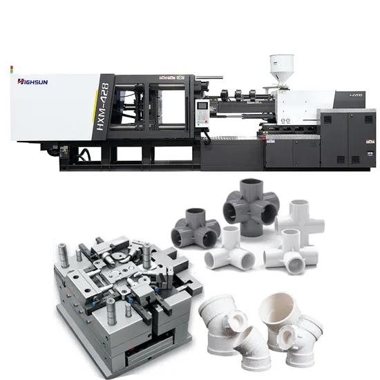 2023 Reliable High Response New Style Servo Energy-Saving Plastic Injection Molding Machine for PVC Fittings Hxm428-PVC