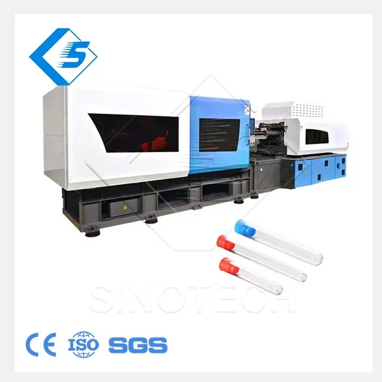 Horizontal Hospital Medical Open Ended Transparent Plastic Testing Test Tube Making Machine Cuvette Injection Production Line for Taking Blood and Body Fluid