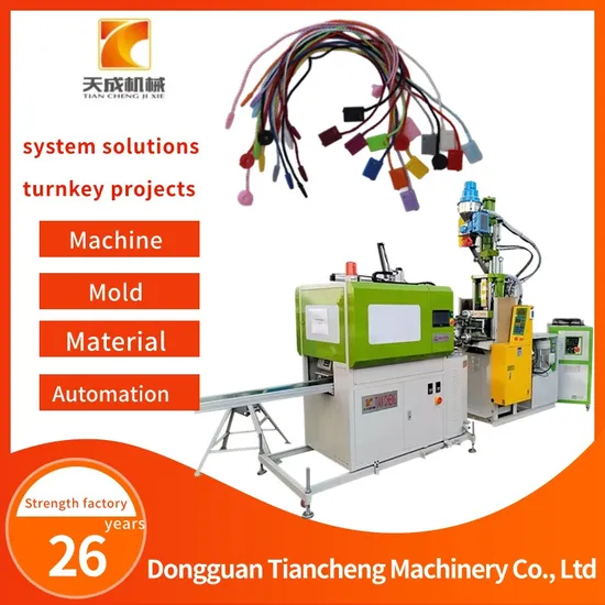 Full-Automatic Garment Brand Hanging Grain Label Making Injection Molding Machine