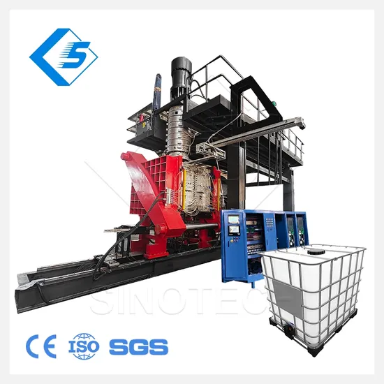 Sinotech PE HDPE LDPE PP Plastic 1000 LTR 2000L Liter Litre IBC Water Tanks Chemical Drum Storage Container Making Blow Moulding Molding Machine with Best Price