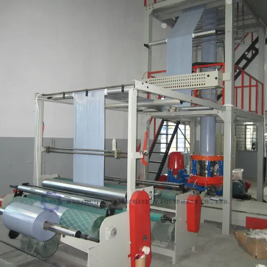 Rotary Die Head Back to Back Winding PE Film Blowing Machine