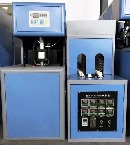 Semi Automatic Mineral Water Plastic Bottle Blow Molding Machine Pet Bottle Blower