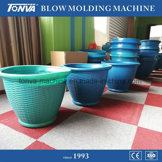 Tonva Plastic Flower Pot Making Extrusion Blow Molding Machine
