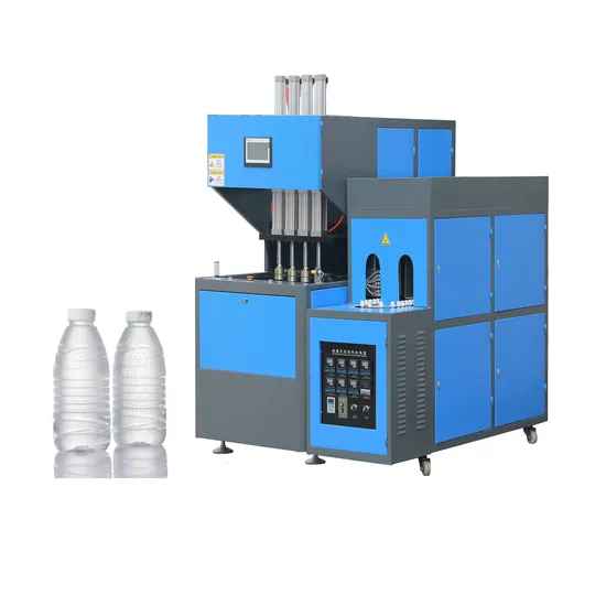 2024 New Design 500ml - 3L Semi Automatic Pet Water Bottle Blowing Machine Plastic Bottle Making Machine