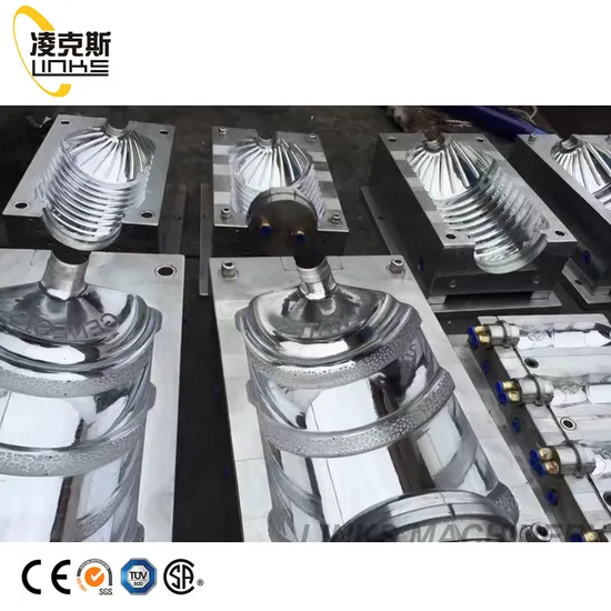 Semi-Auto 2 Cavities Pet Plastic Bottle Blow Molding Machine