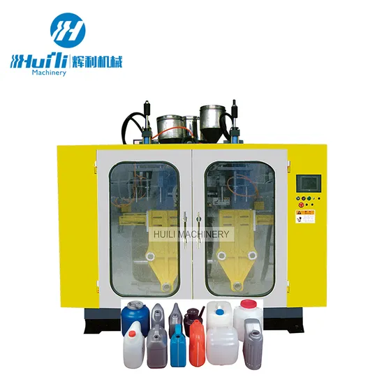 Double Station Automatic High Speed Plastic HDPE Bottle Extrusion Blow Molding Machine